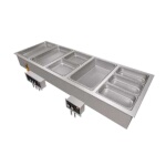 Hatco HWBI-6DA - Drop-In Hot Food Well, drains & auto-fill, (6) full pans, insulated