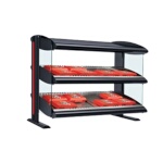 Hatco HZMH-42D - Heated Merchandiser, (2) shelf, (12) dividers, LED lighting