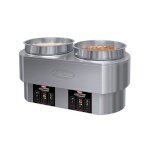 Hatco RHW-2-208-QS - Round Food Warmer/Cooker, countertop, (2) 11 qt. pan, dry operation