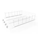 Hoshizaki HS-5289 - Organizer Shelf with Tracks, includes (4) pilaster clips, for RM-10