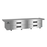 Hoshizaki CR110B-L - Steelheart Chef Base, two-section, 110-1/2