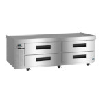 Hoshizaki CR72B-L - Steelheart Chef Base, two-section, 72-1/2