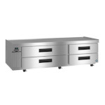 Hoshizaki CR85B-L - Steelheart Chef Base, two-section, 85