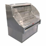 Howard-McCray R-OS35E-5C-LED - Open Merchandiser, Curved Glass, 63