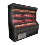 Howard-McCray SC-M32E-3-B-LED - Open Merchandiser, Black, 38