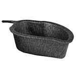 HS Inc. HS1044-CH - Jalanino Salsa Server, 4 oz. Charcoal (4 Dozen)