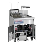 Imperial IFSCB150-OP - Floor Fryer, gas, 50lb. capacity, open pot, built-in filter system