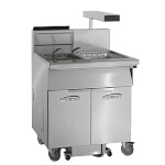Imperial IFSCB175-OP-C - Floor Fryer, gas, 75 lb. capacity, open pot, built-in filter system