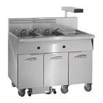 Imperial IFSCB250EU - Floor Fryer, electric, (2) battery, 50lb. each, built-in filter