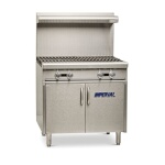 Imperial IHR-4-XB - Heavy Duty Range, gas, 36