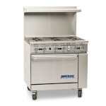 Imperial IR-6-C - Restaurant Range, gas, 36