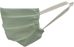 (Discontinued) Intedge INTE12M-GEA - Green Face Mask, 65/35 Poly/Cotton
