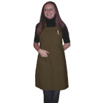 335-BRN - Bib Apron, 32