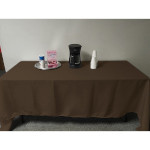 Intedge TCM64110-BRN - Tablecloth, 64