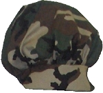 Intedge 346H-CAMO - Camouflage Chef's Hat. One Size Fits All