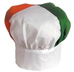 Intedge 346H-I - Italian Chef's Hat, Adjustable velcro closure, One size fits all