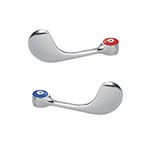 John Boos PB-WR-X - Wrist Blades, stainless steel, (1 pair), use with heavy duty faucets ONLY