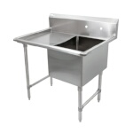 John Boos 1B18244-1D18L - Compartment Sink, 40 x 29-1/2 x 43 inch, (1) left drainboard