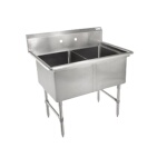 John Boos 2B16204 - 2 Compartment Sink, 37