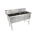 John Boos 3B184 - Three Compartment Sink, 59 x 23-1/2 x 43 inch