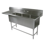 John Boos 43PB204-1D18L - Sink, 3-compartment, 82
