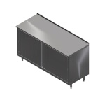 John Boos 4CH6R1.5-3060 - Work Table, cabinet base with (2) hinged doors, 60