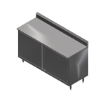 John Boos 4CH6R5-2460 - Work Table, cabinet base with (2) hinged doors, 60