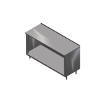 John Boos 4CO6R1.5-2436 - Work Table, cabinet with open front, 36