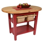 John Boos C-ELIP6030150-2S - Eliptical C-Table, 60