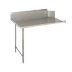 John Boos CDT4-S60SBK-L - Clean Straight Dishtable, 60 x 30 x 44 inch, right-to-left