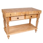 John Boos CUCR04-SHF - Cucina Rustica Butcher Block, 30