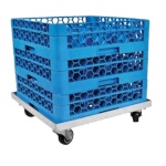 John Boos D2020-GT - Glass Rack Dolly, open frame design, for 20