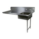 John Boos EDTS8-S30-50UCR - Undercounter Dishtable, straight, 50