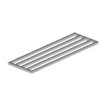 John Boos JB16TC - Work Table Dunnage Undershelf, 48