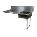 John Boos JDTS-20-60UCR - Undercounter Dishtable, straight, 60