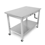 John Boos LT6-3072SSW-C - Work Table, adjustable height, 72