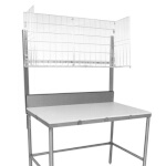John Boos MBR03 - Meat Boat Rack, table mount, 12