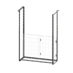 John Boos MBR16A - Meat Boat Rack, ceiling mount, 12