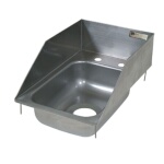 John Boos PB-DISINK101405-SSLR - Drop-In Sink, 1-compartment, 12-3/8