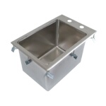 John Boos PB-DISINK101410 - Drop-In Sink, 1-compartment, 12-1/4