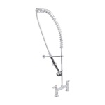 John Boos PB-PRD-2LF - Prerinse Unit, deck mount, flex stainless steel hose, 4