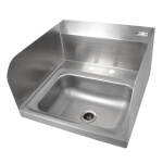 John Boos PBHS-W-1410-2DM-SSLR - Hand Sink, wall mount, 14