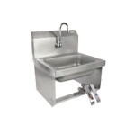 John Boos PBHS-W-1410-KV2MB - Hand Sink, wall mount, 14
