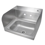 John Boos PBHS-W-1410-SSLR - Hand Sink, wall mount, 14
