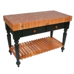 John Boos RN-LR05-SSL - Le Rustica Table, 48