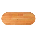 John Boos RTC-BL4248-OVL - Butcher Block Top, oval, 48