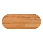 John Boos RTM-BL3648-OVL - Butcher Block Top, oval, 48