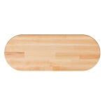 John Boos RTM-BL4260-OVL - Butcher Block Top, oval, 60