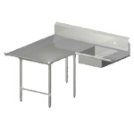 John Boos SDT6-L70108SBK-L - Soiled Landing Dishtable, 108 x 70 inch, left-to-right