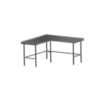 John Boos ST4R1.5-L3060SBK - Work Table, L-shaped, 60